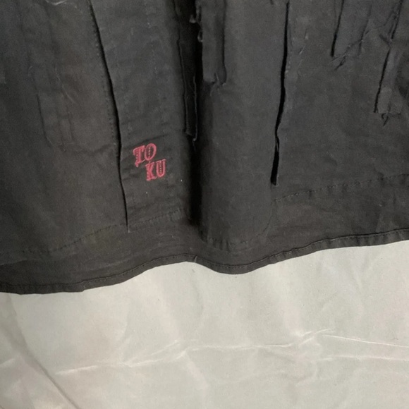 Toku Men’s Long Sleeve Black Embroidered Shirt Size XL Western / rock style - Picture 2 of 7